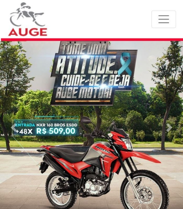 Site para Concessionária Honda Motos com Otimização de SEO