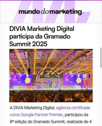 DIVIA Marketing Digital participa da Gramado Summit 2025