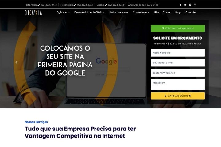 Criação de Websites