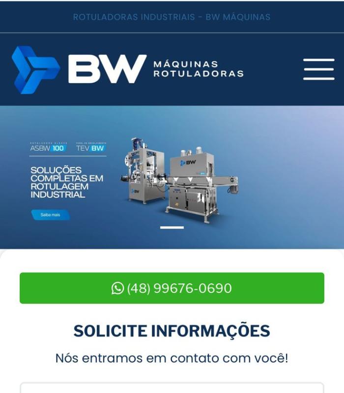 Case de SEO para Máquinas Rotuladoras Industriais