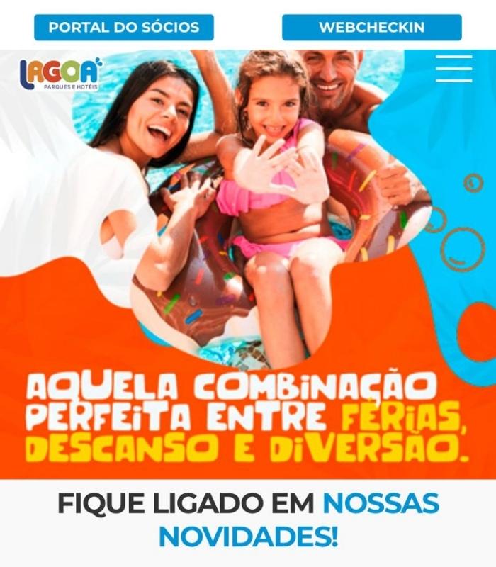 Site Otimizado para SEO para Parque Aquático