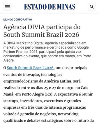 Agência DIVIA participa do South Summit Brazil 2026